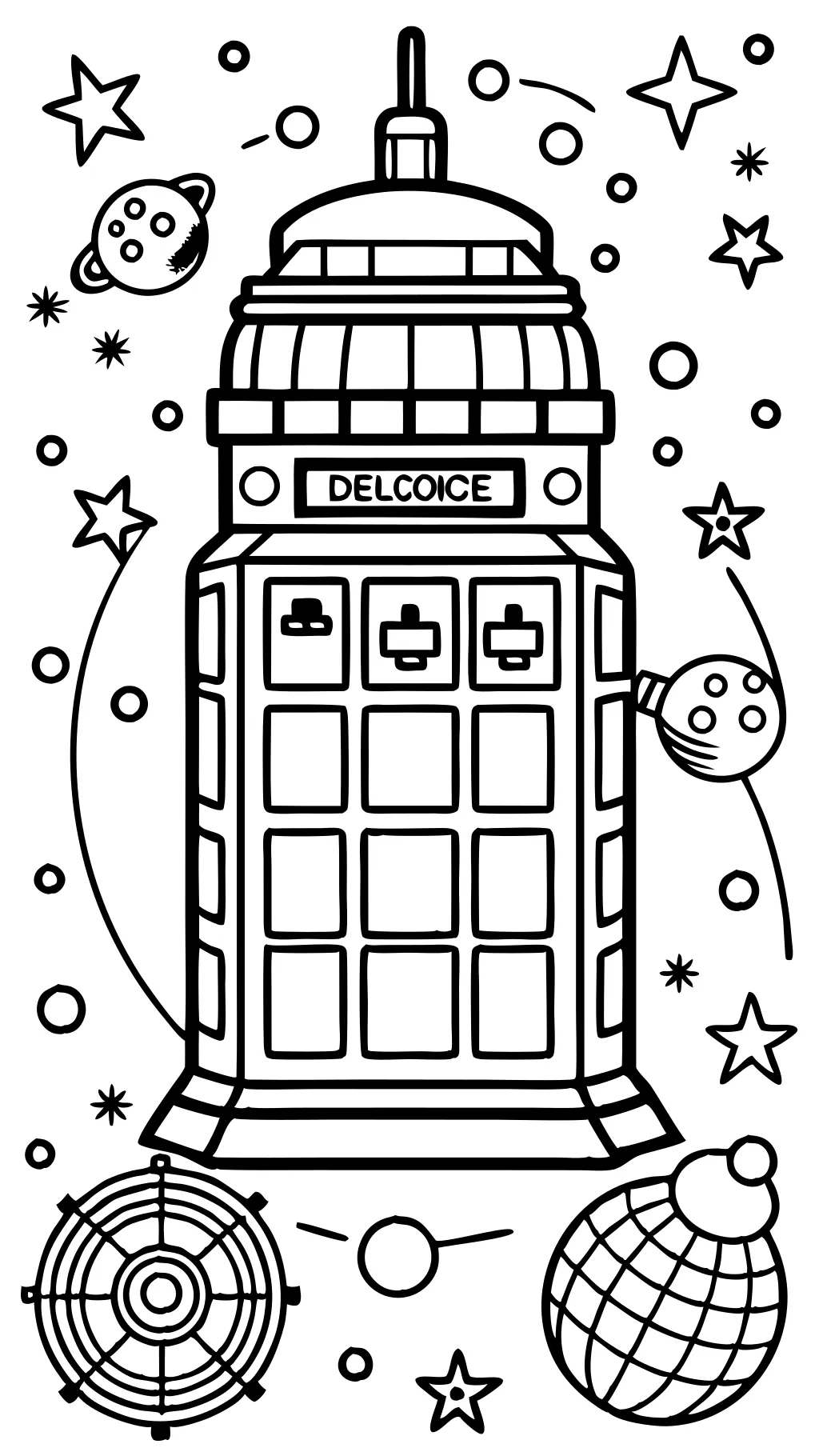 dr who coloring pages